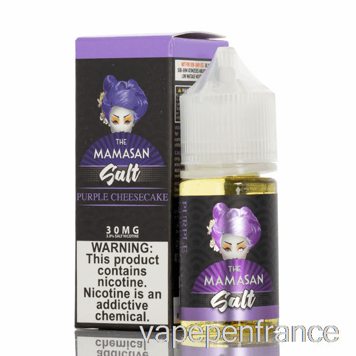 Cheesecake Violet - Le Sel De Mamasan - Stylo Vape 30ml 50mg